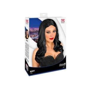 Roxy schwarze Perücke für Damen, Kostüm Perücke für Party, Halloween, Karneval - Roxy