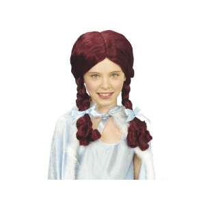 Piros fonott paróka lányoknak, Alice Csodaországban jelmez paróka - Widmann