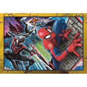 Spider-Man, Miles Morales i Ghost-Spider obrazek z puzzli - Clementoni Puzzle