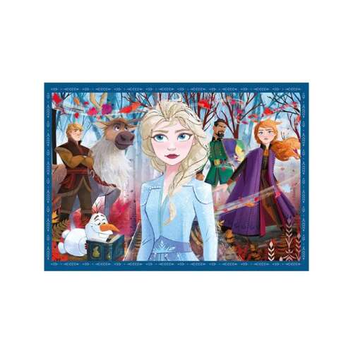 Frozen 2 puzzle z Elsą, Anną, Kristoffem, Olafem i Svenem