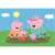 Peppa Pig Familie spielt im Schlamm Puzzle Bild