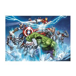Fertiges Clementoni Avengers 104-teiliges Puzzle mit Hulk, Captain America, Iron Man und Thor - Clementoni Puzzle