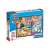 Puzzle Paw Patrol Supercolor 30 piese Clementoni, cu Chase, Marshall, Rubble, Rocky, Skye și Everest