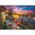 Puzzle finalizat Clementoni Manhattan Sunset 3000 piese