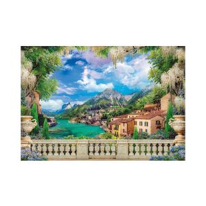 Ułożone puzzle Clementoni Idilli Tóra Néző Terasz 3000 elementów - Clementoni Puzzle