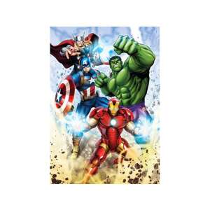Marvel Avengers Supercolor Puzzle mit Iron Man, Hulk, Captain America und Thor - Clementoni