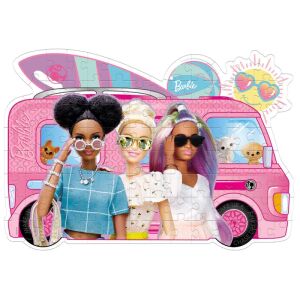 Clementoni Barbie Lakóautó Puzzle 104 piese asamblat - Puzzle 3D & Puzzle cu burete