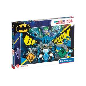 Clementoni Batman kirakó 104 darabból, Batmannal motoron és a DC Comics univerzumából származó más karakterekkel - Clementoni Puzzle
