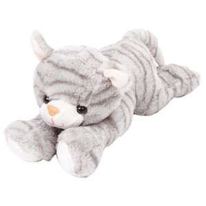 Grauer Plüschkatze, 25 cm, Plüschtier, Kuscheltier, Stofftier - Kuscheltiere