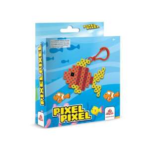 Red Castle Pixel Pixel Fisch Schlüsselanhänger-Set, erstelle deinen eigenen Fisch-Schlüsselanhänger mit bunten Perlen - Bastelperlen & Zubehör