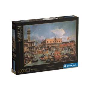 Canaletto: A dózse díszgondolája a mólónál, áldozócsütörtökön 1000db-os puzzle - Clementoni 85166377 