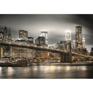 Puzzle Clementoni 1000 piese, panorama nocturnă New York - Clementoni Puzzle