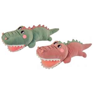 Zielony i różowy pluszowy krokodyl, 95 cm, pluszak, przytulanka - Nonbrand Plusz