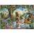 Ravensburger 1000 piece Jungle Adventure jigsaw puzzle, featuring a variety of animals in a lush jungle setting