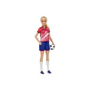 Barbie Tu Poți Fi Orice Jucătoare de Fotbal Papusa cu minge de fotbal - Mattel Baba