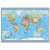 Dino Puzzle 1000 piece political world map puzzle completed