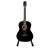 Klasická gitara IdeallStore®, 95 cm, čierna, so stojanom