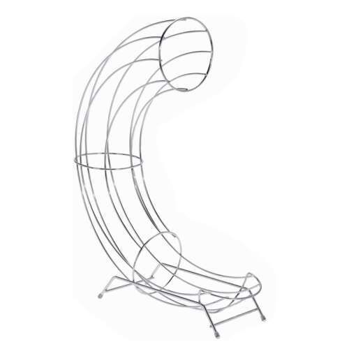 Excellent Houseware Miska na owoce cytrusowe, stal chromowana, 33x11x44 cm, srebrna