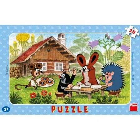 Dino Toys: Kisvakond látogatóban Puzzle 15db 31363762