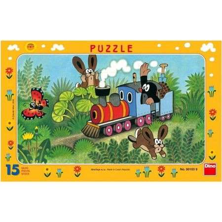 Dino Toys: Kisvakond és a mozdony Puzzle 15db 31363763