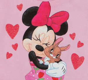 Disney Minnie szívecskés, nyuszis szoknyás rugdalózó - 56-os méret 31363833 Rugdalózók, napozók - Szív