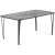 Fieldmann FDZN 5320 metal garden table, angled view
