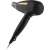 Sencor SHD 7100BK hair dryer, black with gold accents, angled view