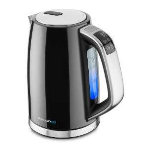 Philco PHWK 1702 electric kettle, black, 1.7 liter capacity, 2200W power, temperature control, LED display, stainless steel - Kitchen & dining