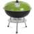 Въглен грил Fieldmann FZG 1102G, зелен и черен, с капак и хромиран грил