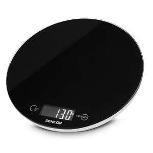 Sencor SKS 5330 Küchenwaage, schwarz, digital, gehärtetes Glas, 5 kg Kapazität - Sencor