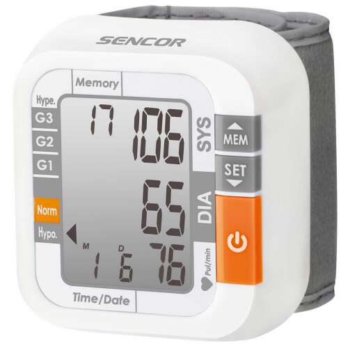 Sencor SBD 1470 Digitális Csuklós Vérnyomásmérő 