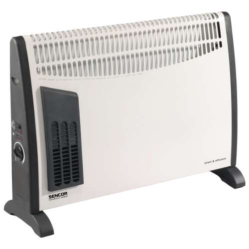 Sencor SCF 2001 electric convector heater, white and black, 2000W