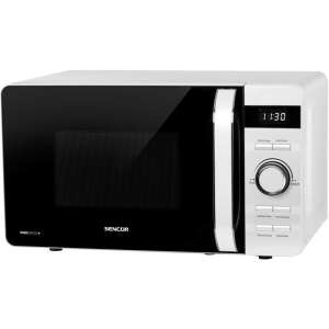 Микровълнова фурна Sencor SMW 5517WH, 17 L, 5 нива, 800 W, механично управление, Бяла (SMW 5517WH)