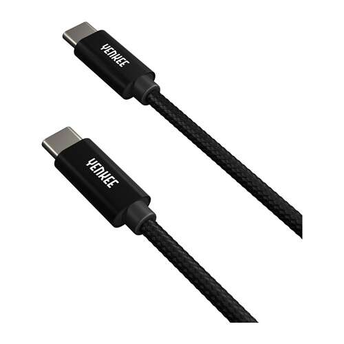 Yenkee YCU C102 BK USB C - USB C kábel, 2 méter, fekete - Yenkee