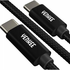 Yenkee YCU C101 BK USB-C to USB-C 2.0 Cable, 1m, Black - USB Cable