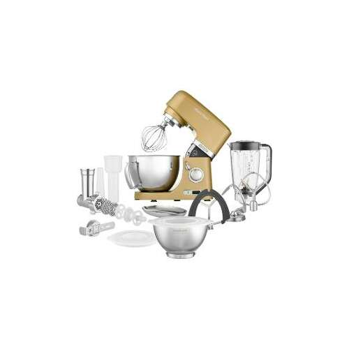 Sencor STM 7877CH Kitchen Machine with all accessories, gold color
