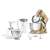 Sencor STM 7877CH Kitchen Machine with accessories, gold color