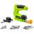 Fieldmann FDN 3025-A cordless staple gun, green, black, yellow, with charger and staples
