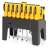 Fieldmann Screwdriver Set with Yellow Ergonomic Handles on Black Stand