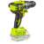 Back view of the Fieldmann FDUV 70215-0 20V cordless drill driver with battery