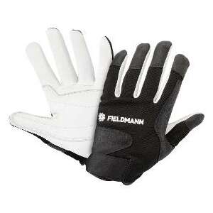 Fieldmann FZO 7010 Arbeitshandschuhe, schwarz und weiß, Größe 10'/XL - Schutzausrüstung