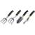 Fieldmann FZNR 1104 Garden Tool Set, 4 piece set, includes hand rake, trowel, cultivator, and hand fork