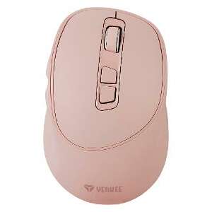 Yenkee YMS 2080PK SLIDER wireless mouse, pink, top view - Mouse