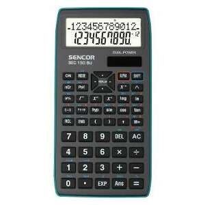 Sencor SEC 150 BU scientific calculator, dual power, blue - Calculator