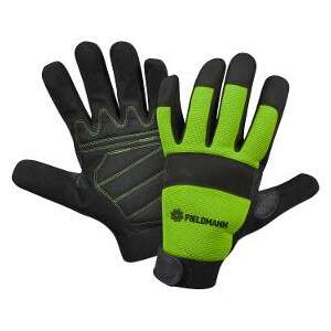 Fieldmann FZO 6011 work gloves, black and green, size XL - Work gloves
