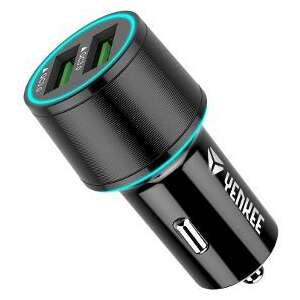 Yenkee YAC 2136 kettős USB autós töltő Quick Charge 3.0 technológiával - Autós töltő