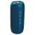 Side view of Buxton BBS 5500 blue Bluetooth speaker with controls