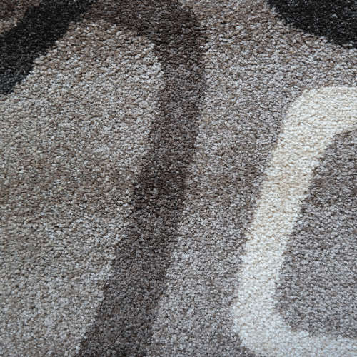 Gira Rotterdam bézs-barna színű kocka mintás szőnyeg szett 1 db 60x220 cm és 2 db 60x110 cm 31373331