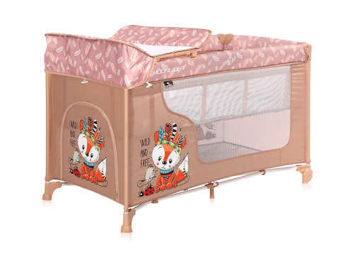 Lorelli Moonlight 2 multifunkciós Utazóágy - Beige Foxy #bézs 2020 31376264