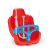 Dolu Red Baby Swing with Blue Safety Bar